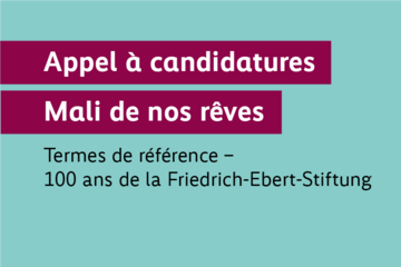 Appel à Candidature - Mali de nos rêves