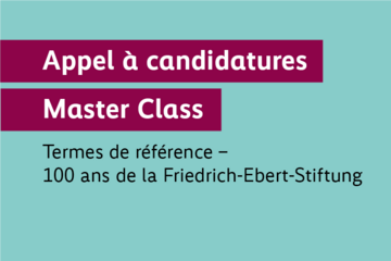 Appel à Candidature - Master Class